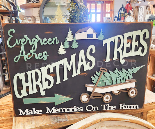 Evergreen Acres Sign