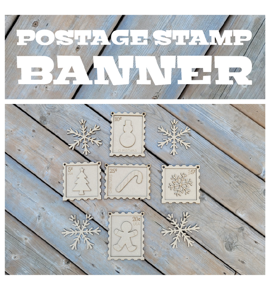 Postage Stamp Banner Kit