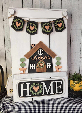 Pallet Sign with HOME addon