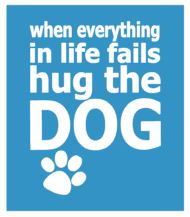 Hug the Dog STENCIL