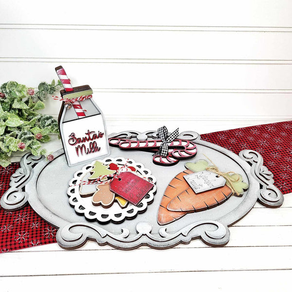 Milk and Cookies Tray set