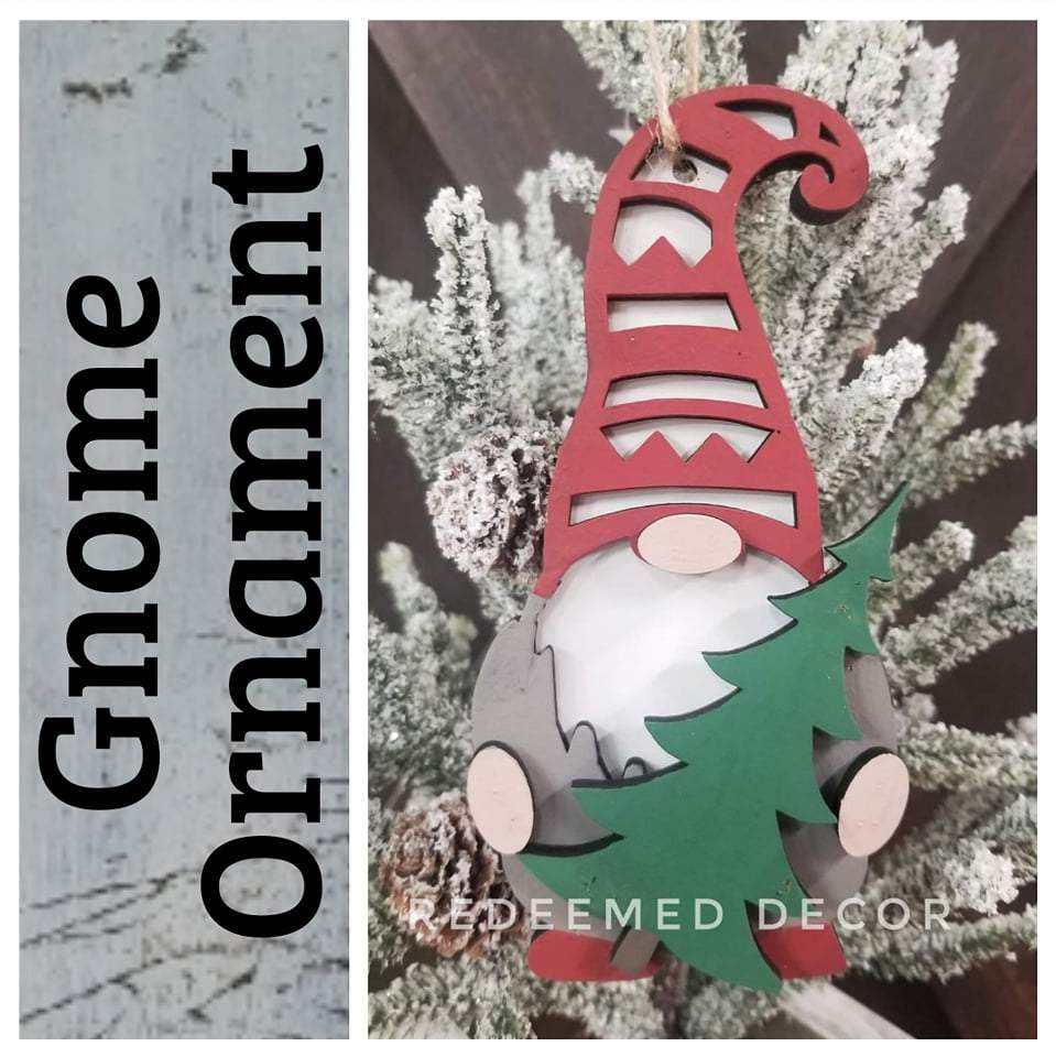 Gnome Ornament 10"