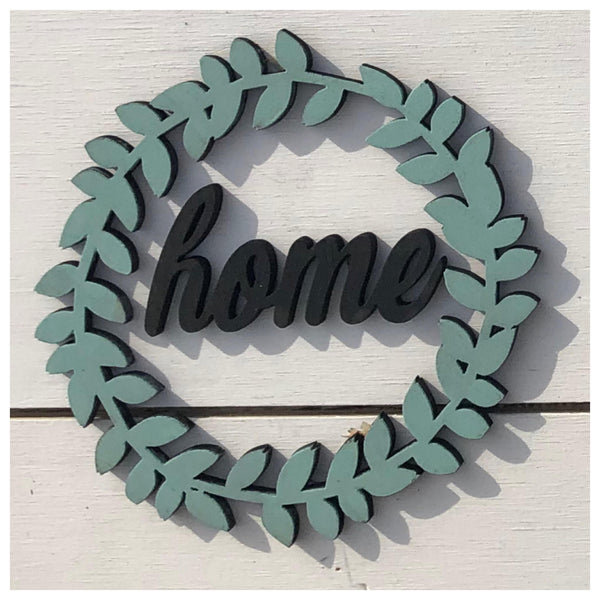 Home Wreath Laser Cut Out
