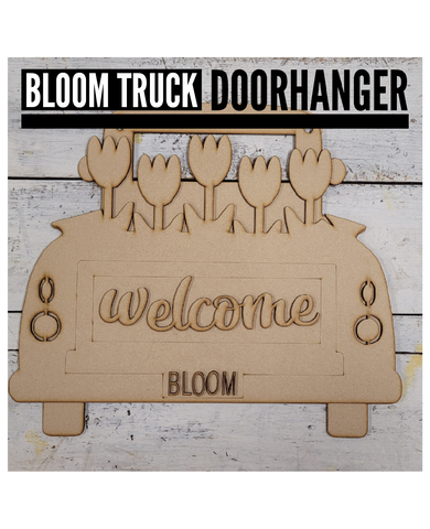 Bloom truck Doorhanger