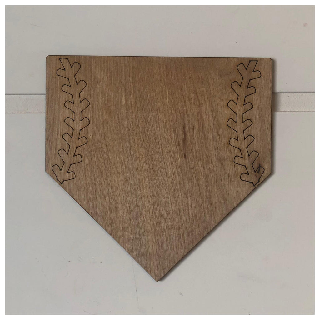 Home Plate Laser Cut Out