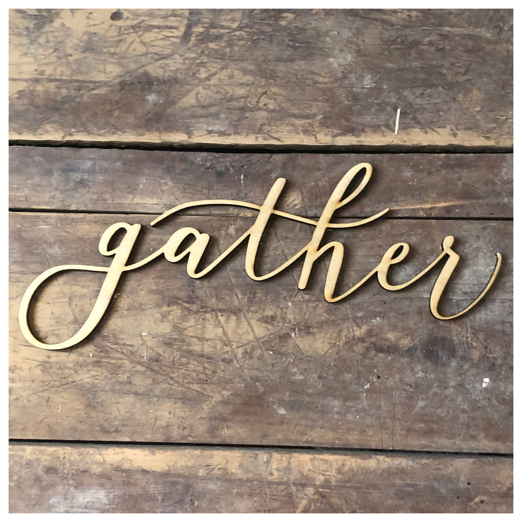 gather Laser Cut Out