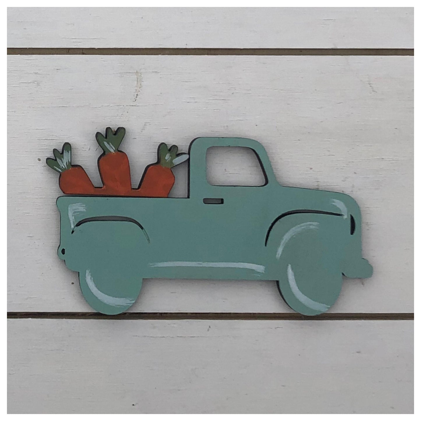 Truck with carrots Laser Cut Out
